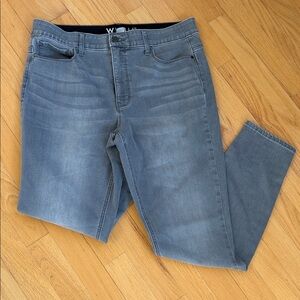 White House Black Market Light Gray Jeans